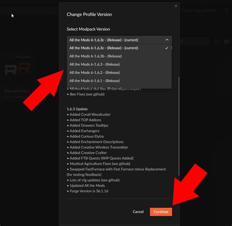 how to change modding folder in curseforge