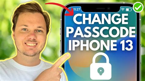how to change my passcode on iphone 13
