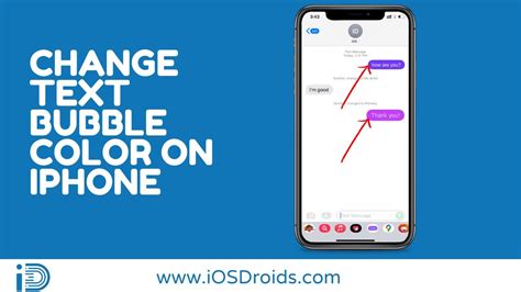 how to change my text color on iphone