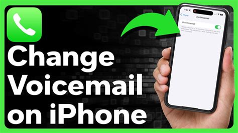 how to change my voicemail message on iphone 11