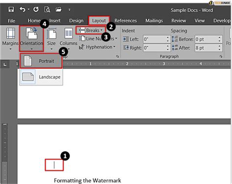 how to change only one page to landscape in excel