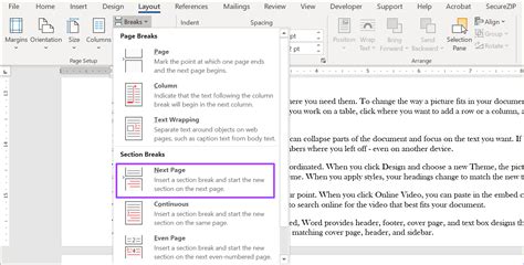 how to change orientation of chart in word