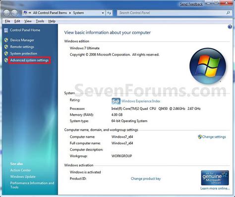 how to change os in windows 7
