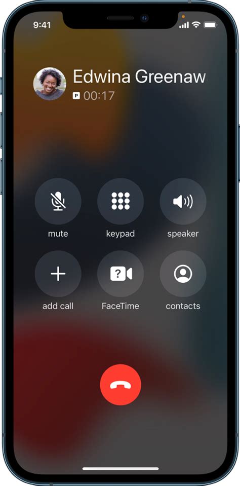 how to change outgoing call screen on iphone