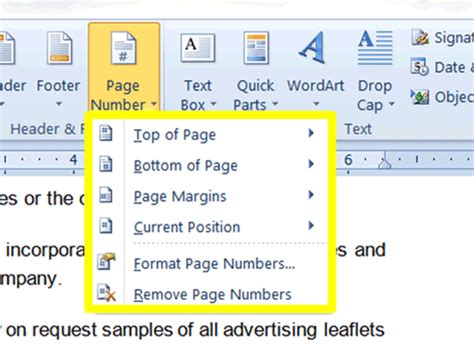 how to change page number language in word