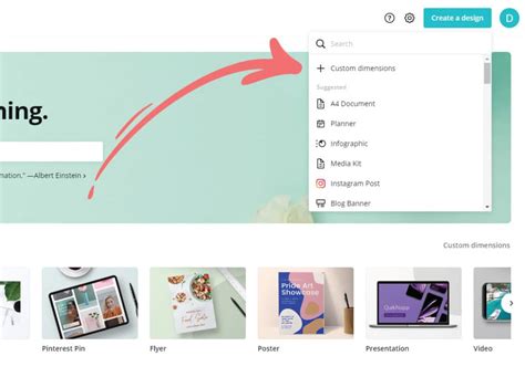 how to change paper size in canva