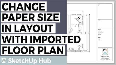 how to change paper size in sketchup layout