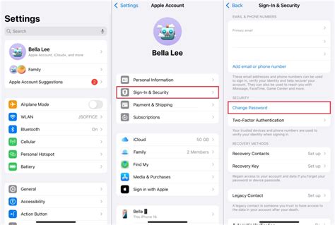how to change password on iphone without apple id