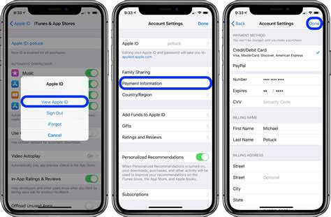 how to change payment method for apple payments