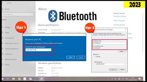 how to change pc bluetooth name