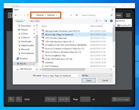 how to change pdf on windows
