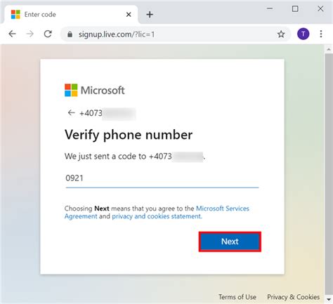 how to change phone number for verification code microsoft