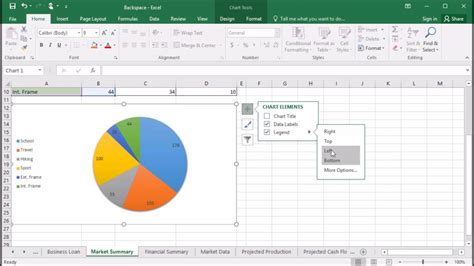 how to change pie chart legend labels in excel