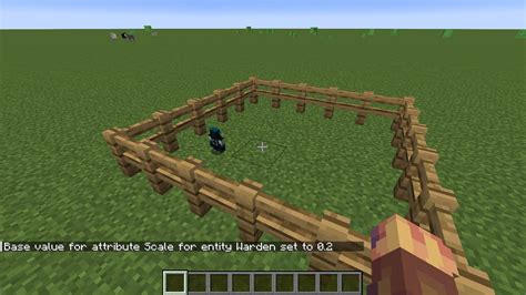how to change player size in minecraft with commands java