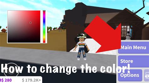 how to change primary color in bloxburg