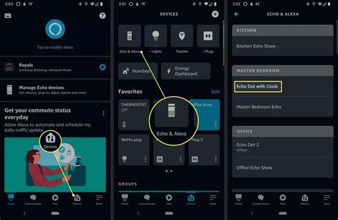 how to change profile on echo dot
