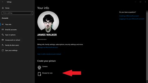 how to change profile picture on computer