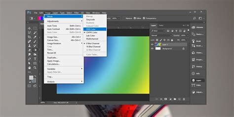 how to change rgb mode to cmyk in photoshop
