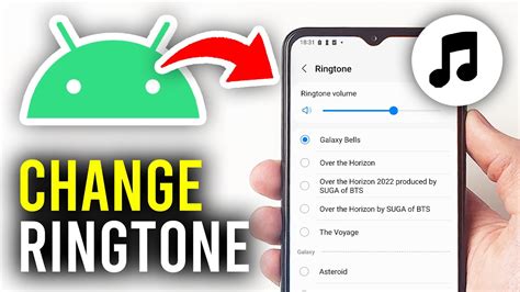 how to change ringtone on an android phone