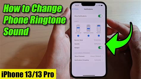 how to change ringtone on iphone 13 pro