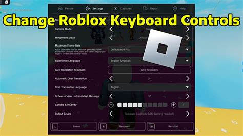 how to change roblox keyboard settings