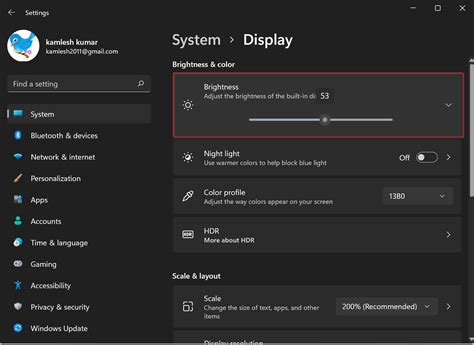 how to change screen brightness on windows 10 desktop
