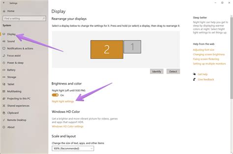 how to change screen brightness windows 10 multiple monitors