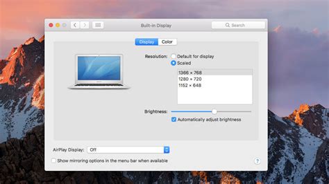 how to change screen ratio on mac