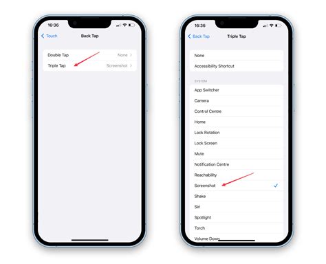 how to change screenshot buttons iphone