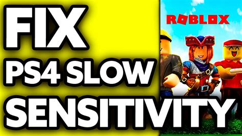 how to change sensitivity on roblox ps4