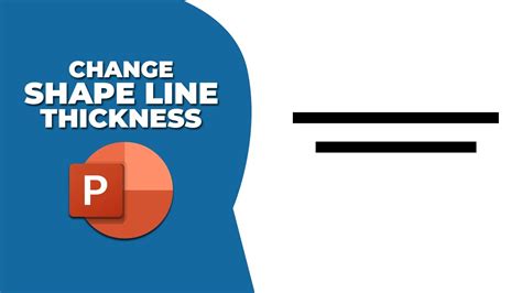 how to change shape line thickness in powerpoint