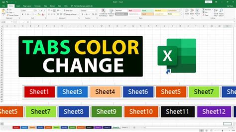 how to change sheet tab color in excel on mac