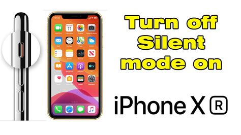 how to change silent mode button on iphone