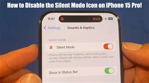 how to change silent mode button on iphone 15