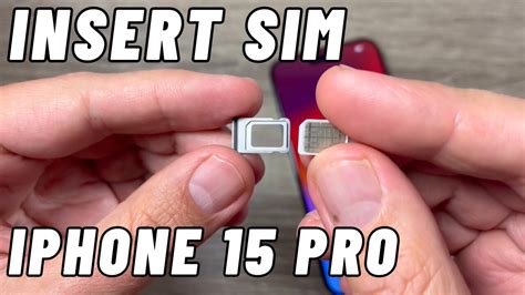 how to change sim on iphone 15