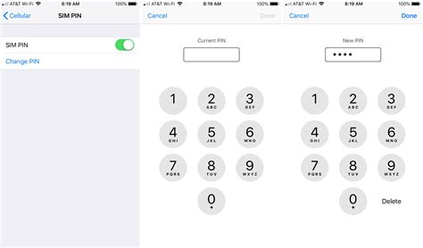 how to change sim pin on iphone 12