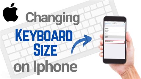how to change size of keyboard iphone 16