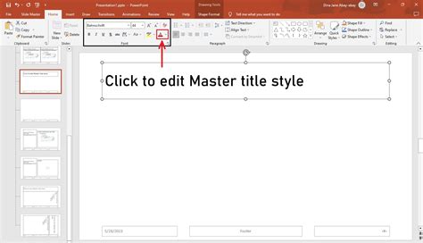 how to change size of text box in powerpoint