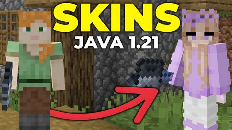 how to change skin in minecraft java 1.21