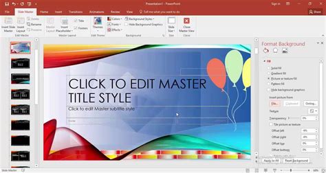 how to change slide background template in powerpoint