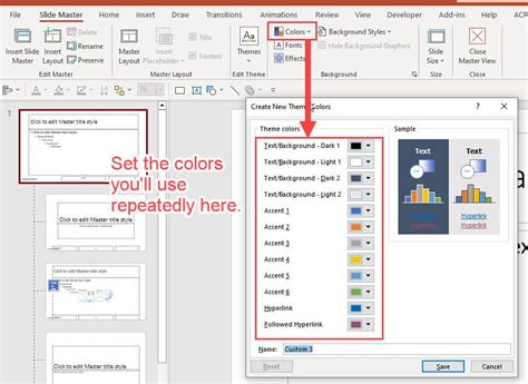 how to change slide master color in powerpoint