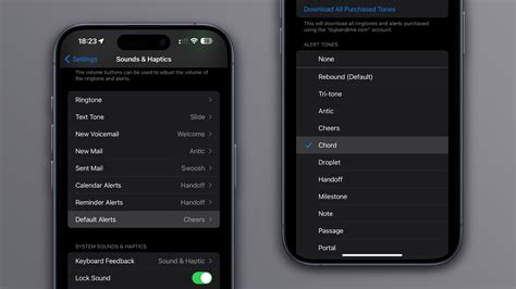 how to change sound setting on iphone