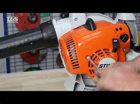 how to change spark plug on stihl leaf blower
