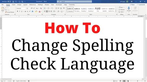 how to change spell check language in word mac