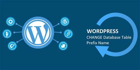 how to change table prefix in wordpress after installation