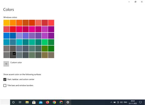 how to change taskbar color in word
