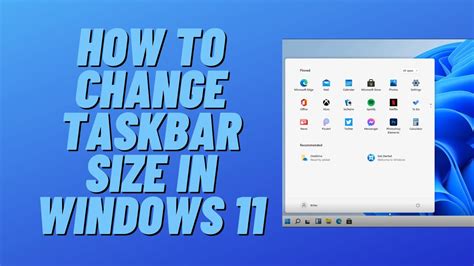 how to change taskbar font size in windows 11