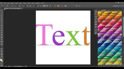 how to change text background color in photoshop
