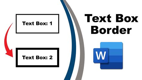 how to change text box border in word