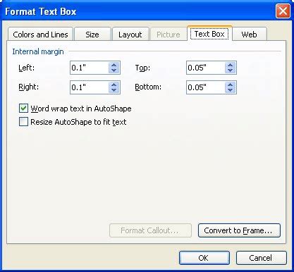 how to change text box height in word